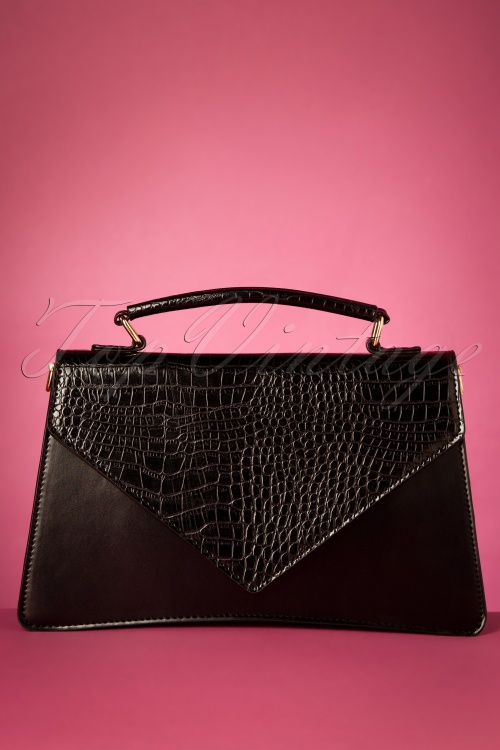 Banned Retro - 50s Gemma Handbag in Black 3
