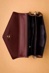 Banned Retro - 50s Gemma Handbag in Brown 2