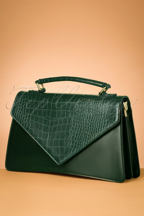Banned Retro - 50s Gemma Handbag in Green