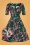Collectif 39722 Trixie Escapist Floral Swing Dress 211012 021LZ
