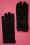 50s Sigil Leopard Gloves in Black 