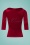 Vintage chic 39969 shirt velvet red 141021 006W