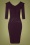 vintage chic 39955 dress aubergine 141021 002W