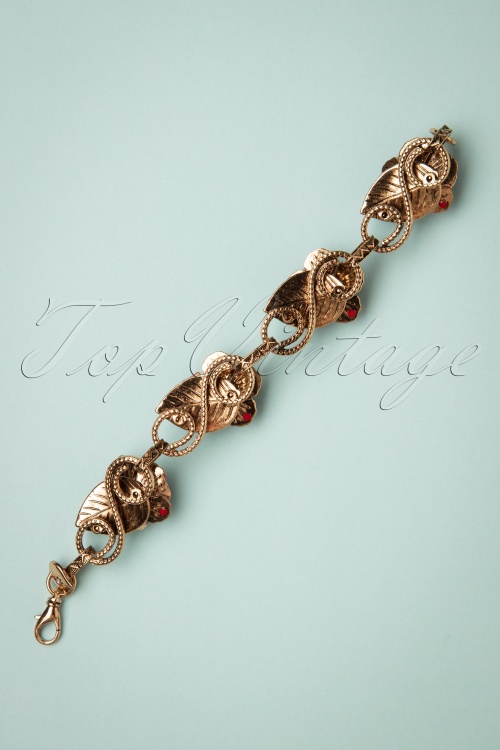 Lovely - Rock And Rose armband in goud 4