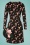 70s All You Need To Say (Never Say Yes) Kleid in Schwarz