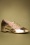 60s Mildred Block Heels in Gold