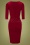 vintage chic 39964 dress red velvet pencil 211021 005W
