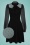 Robe Corolle Darcia Années 50 en Noir