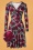 Robe Autumn Hot Knot Années 60 en Everything in Cha Cha Charleston Pink
