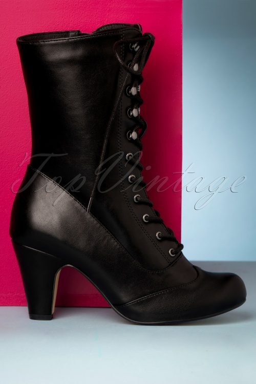 Chelsea Crew - 40s Claire Boots in Black