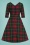 Collectif 39763 Cerere Etude Check Swing Dress 211027 021LW