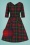 Collectif 39763 Cerere Etude Check Swing Dress 211027 020LZ