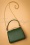 Collectif Clothing - 60s Carrie Mini Polka Bag in Green 2