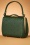 Collectif Clothing - 60s Carrie Mini Polka Bag in Green