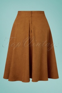 Banned Retro - 50s I'm Yours Swing Skirt in Camel 2