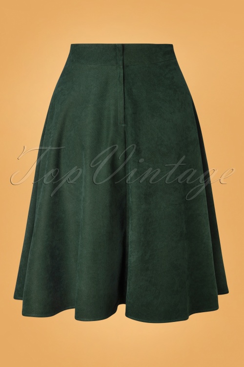Banned Retro - 50s I'm Yours Swing Skirt in Green 3