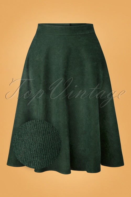 Banned Retro - 50s I'm Yours Swing Skirt in Green