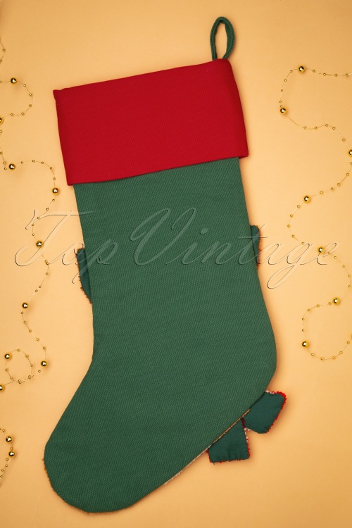 Sass & Belle - Reindeer Embroidered Stocking 2