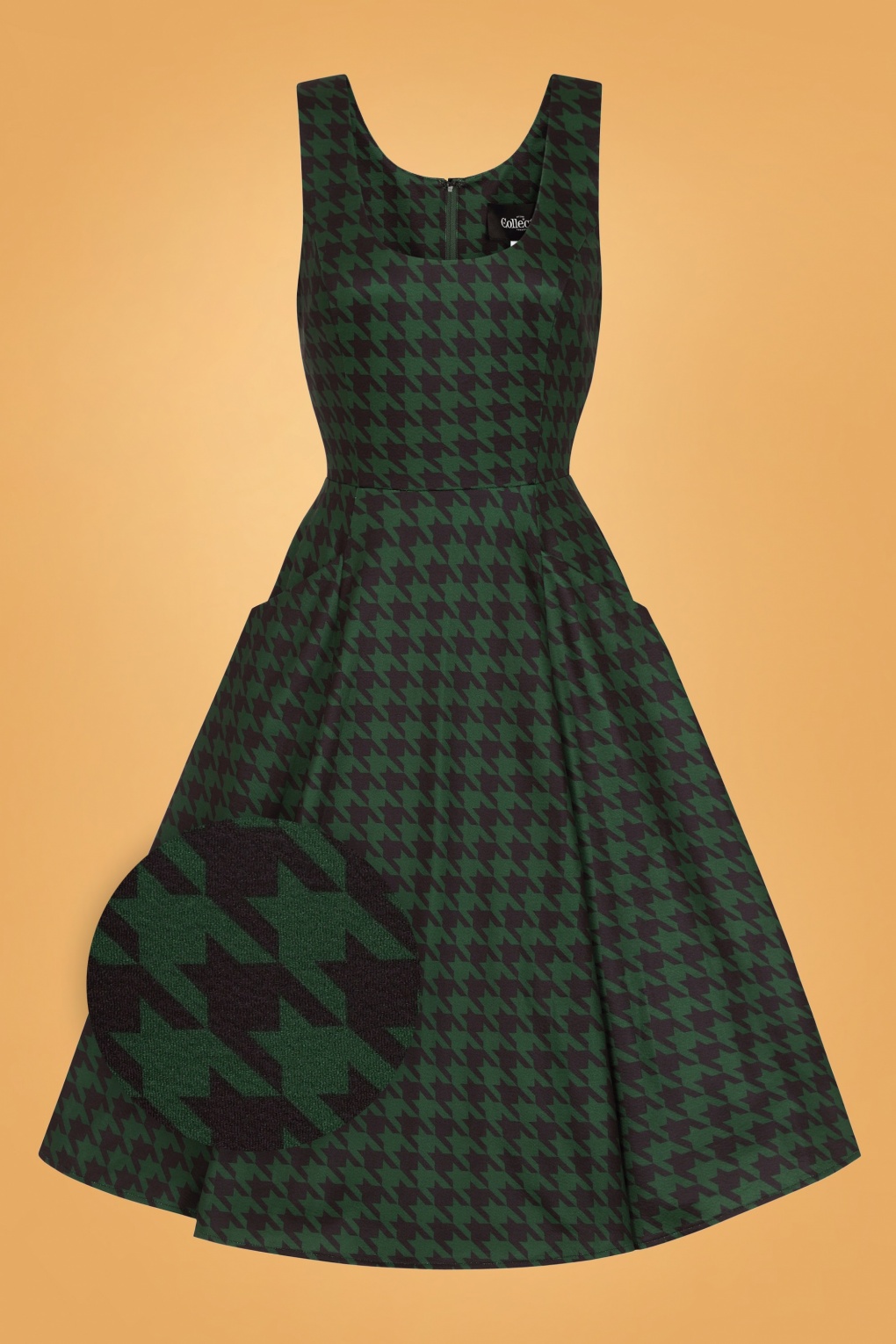 houndstooth pinafore
