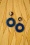 Splendette - TopVintage Exclusive ~ 40s Bristol Fakelite Drop Earrings in Blue 2
