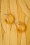 TopVintage Exclusive ~ 40s Sand Fakelite Hoop Earrings in Yellow
