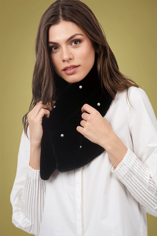 Amici - Jasmijn Sjaal in Zwart 2