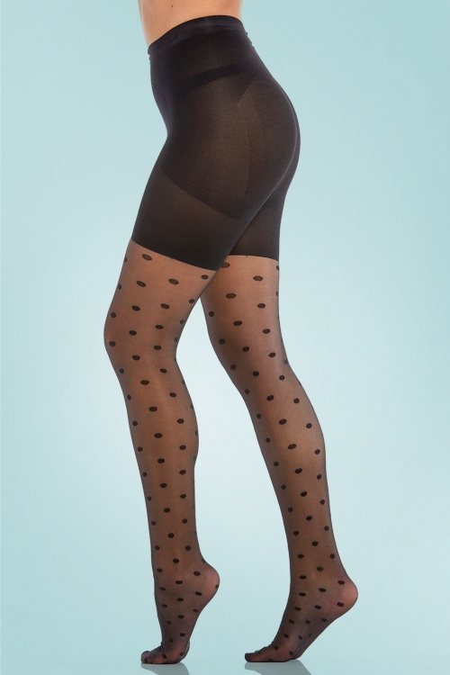 MAGIC Bodyfashion - Sexy Panty Big Dots in Zwart 2