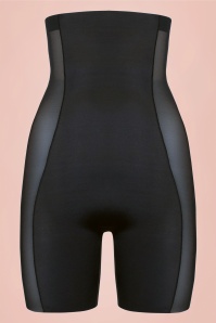 MAGIC Bodyfashion - Panty Sculptant Transparent Bermuda en Noir 2