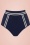Sailor Mary High Waist Bikini Briefs in Navy