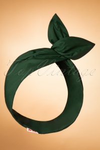 Be Bop a Hairbands - Haar Schal in Waldgrün