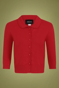 Collectif Clothing - 50s Halette Cardigan in Red