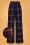 40s Baylee Blanket Check Trousers in Petrol