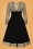 Collectif 39755 Estelle Glitter Occasion Swing Dress Black 20211125 021LW