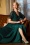Miss Candyfloss 39296 Maxi Swing Dress Lace Emerald 2021125 021L