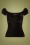 50s Dolores Darkwear Velvet Top in Black