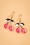Collectif 39791 Earrings Pink Gold Cherries 12012021 000003 W