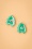 Collectif Clothing - 50s Holly Stud Earrings in Green 3