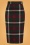 Collectif 39759 Polly Festive Check Pencil Skirt Green Red 20211202 020LW