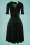 50er Delores Velvet Kleid in Grün