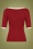 Collectif 39682 Freya Knitted Top Red 20211208 022LW