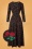 Collectif 39997 Maxidress Black Roses Red 12092021 002Z