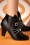 50s Wild Thing Ankle Booties in Black