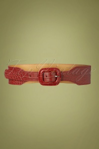 Collectif Clothing - Pam riem in rood