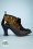40s Emma Booties in Black and Gold