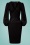 50s Verona Wiggle Dress in Black