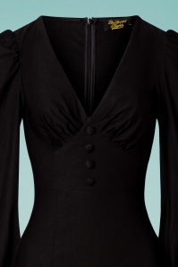 Rockin' Bettie - 50s Verona Wiggle Dress in Black 3