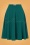 Vintage Chic for TopVintage 50s Sheila Swing Skirt in Teal Blue