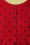 Vixen 40944 Polka dot cardigan Red 161221 003W