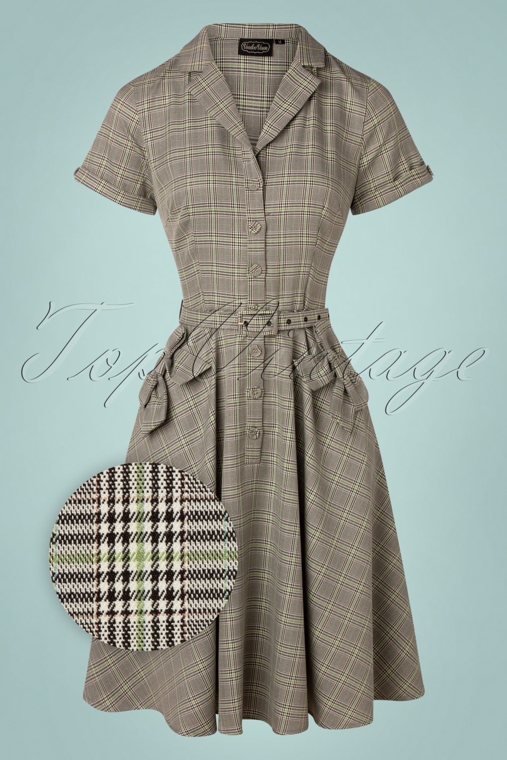 plaid bow dress