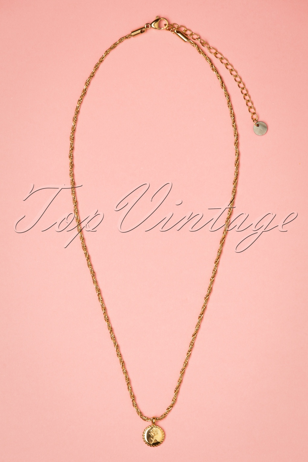 Glamfemme | 50s Rosie Rose Necklace in Gold